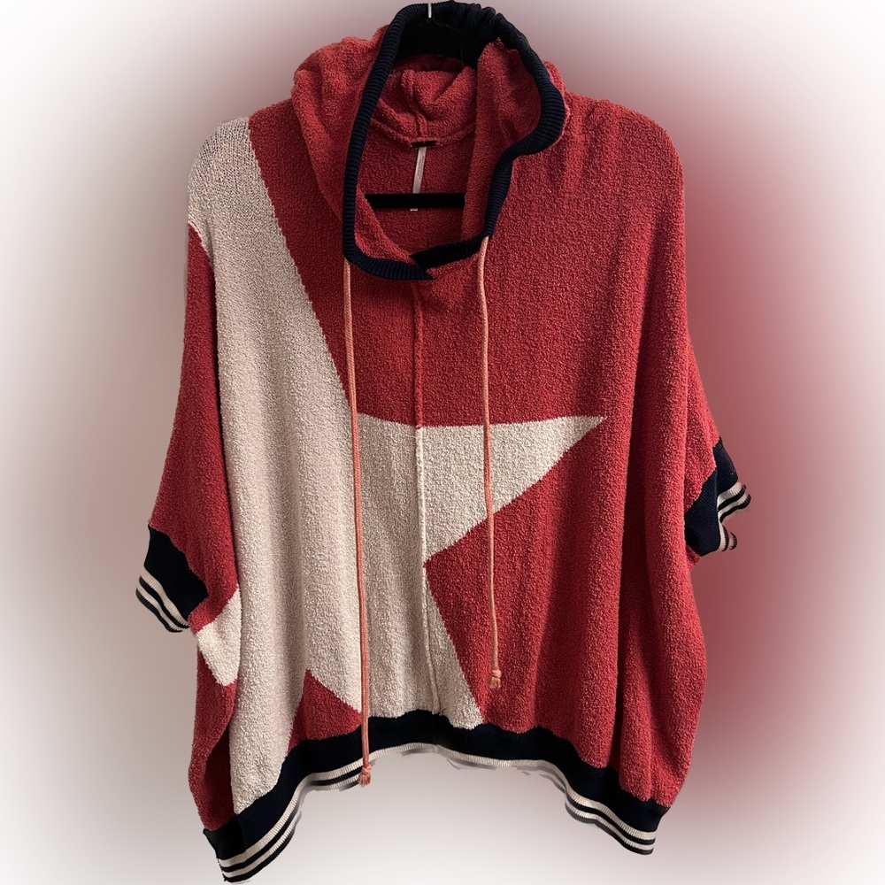 Free People elbow length hoodie